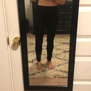 High waisted jeggings